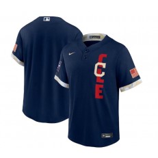 MLB Cleveland Indians Blank Navy Nike 2021 MLB All-Star Cool Base Jersey