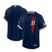 MLB Detroit Tigers Blank Navy Nike 2021 MLB All-Star Cool Base Jersey
