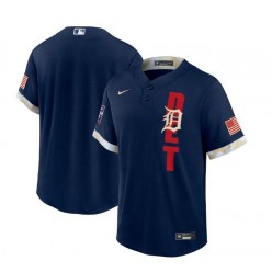 MLB Detroit Tigers Blank Navy Nike 2021 MLB All-Star Cool Base Jersey