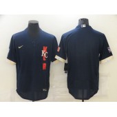 MLB Kansas City Royals Blank Navy Nike 2021 MLB All-Star Flexbase Jersey