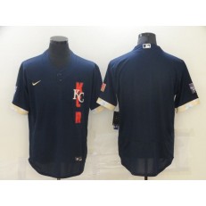 MLB Kansas City Royals Blank Navy Nike 2021 MLB All-Star Flexbase Jersey