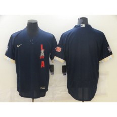 MLB Los Angeles Angels Blank Navy Nike 2021 MLB All-Star Flexbase Jersey