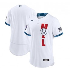 MLB Milwaukee Brewers Blank White Nike 2021 MLB All-Star Flexbase Jersey