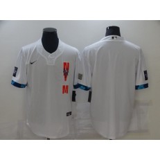 MLB New York Mets Blank White Nike 2021 MLB All-Star Cool Base Jersey