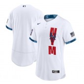 MLB New York Mets Blank White Nike 2021 MLB All-Star Flexbase Jersey