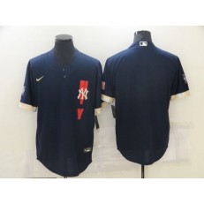 MLB New York Yankees Blank Navy Nike 2021 MLB All-Star Cool Base Jersey