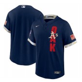 MLB Oakland Athletics Blank Navy Nike 2021 MLB All-Star Cool Base Jersey