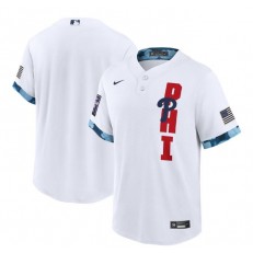 MLB Philadelphia Phillies Blank White Nike 2021 MLB All-Star Cool Base Jersey