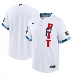 MLB Pittsburgh Pirates Blank White Nike 2021 MLB All-Star Cool Base Jersey