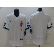 MLB Pittsburgh Pirates Blank White Nike 2021 MLB All-Star Flexbase Jersey