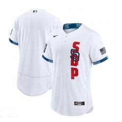 MLB San Diego Padres Blank White Nike 2021 MLB All-Star Flexbase Jersey