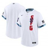 MLB San Francisco Giants Blank White Nike 2021 MLB All-Star Cool Base Jersey