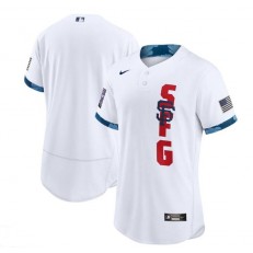 MLB San Francisco Giants Blank White Nike 2021 MLB All-Star Flexbase Jersey