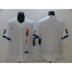 MLB St Louis Cardinals Blank White Nike 2021 MLB All-Star Flexbase Jersey