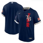 MLB Tampa Bay Rays Blank Navy Nike 2021 MLB All-Star Cool Base Jersey
