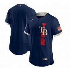 MLB Tampa Bay Rays Blank Navy Nike 2021 MLB All-Star Flexbase Jersey