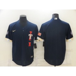 MLB Texas Rangers Blank Navy Nike 2021 MLB All-Star Cool Base Jersey