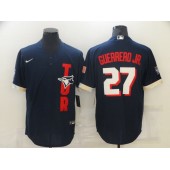 MLB Toronto Blue Jays 27 Vladimir Guerrero Jr. Navy Nike 2021 MLB All-Star Cool Base Jersey