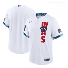 MLB Washington Nationals Blank White Nike 2021 MLB All-Star Cool Base Jersey