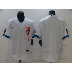 MLB Washington Nationals Blank White Nike 2021 MLB All-Star Flexbase Jersey