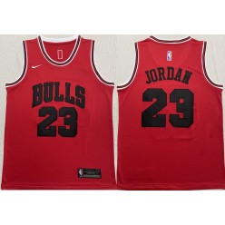Chicago Bulls #23 Michael Jordan Red Nike Swingman Jersey