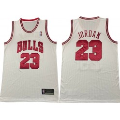 Chicago Bulls #23 Michael Jordan Red Swingman Jersey
