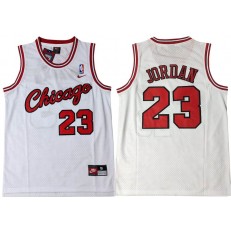 Chicago Bulls #23 Michael Jordan White Nike Swingman Jerseys