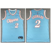 Los Angeles Clippers #2 Kawhi Leonard Blue 2021-22 City Edition Nike Swingman Jersey