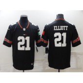Dallas Cowboys #21 Ezekiel Elliott Black Magnet Mexico Mexican Vapor Limited Jersey
