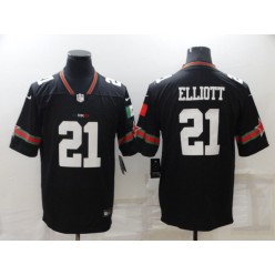Dallas Cowboys #21 Ezekiel Elliott Black Magnet Mexico Mexican Vapor Limited Jersey