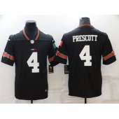 Dallas Cowboys #4 Dak Prescott Black Magnet Mexico Mexican Vapor Limited Jersey