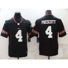 Dallas Cowboys #4 Dak Prescott Black Magnet Mexico Mexican Vapor Limited Jersey