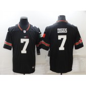 Dallas Cowboys #7 Trevon Diggs Black Magnet Mexico Mexican Vapor Limited Jersey