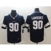 Dallas Cowboys #90 DeMarcus Lawrence Navy Vapor Untouchable Limited Jersey