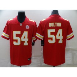 Kansas City Chiefs #54 Nick Bolton Red Vapor Untouchable Limited Jersey