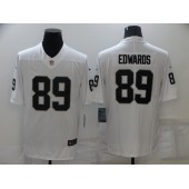 Las Vegas Raiders #89 Bryan Edwards White Vapor Untouchable Limited Jersey