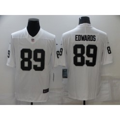 Las Vegas Raiders #89 Bryan Edwards White Vapor Untouchable Limited Jersey