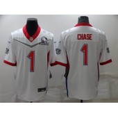 Cincinnati Bengals #1 Ja'Marr Chase White 2022 NFC Pro Bowl Limited Jersey