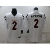 Cincinnati Bengals #2 Evan McPherson White Vapor Untouchable Limited Jersey