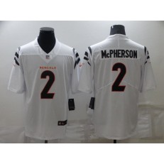 Cincinnati Bengals #2 Evan McPherson White Vapor Untouchable Limited Jersey