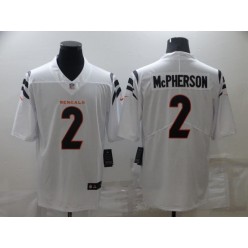 Cincinnati Bengals #2 Evan McPherson White Vapor Untouchable Limited Jersey