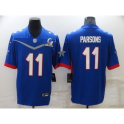 Dallas Cowboys #11 Micah Parsons Blue 2022 NFC Pro Bowl Limited Jersey