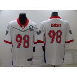 Las Vegas Raiders #98 Maxx Crosby White 2022 NFC Pro Bowl Limited Jersey