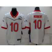 Los Angeles Chargers #10 Justin Herbert White 2022 NFC Pro Bowl Limited Jersey