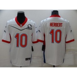 Los Angeles Chargers #10 Justin Herbert White 2022 NFC Pro Bowl Limited Jersey