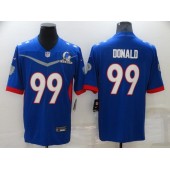Los Angeles Rams #99 Aaron Donald Blue 2022 NFC Pro Bowl Limited Jersey