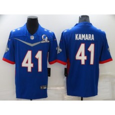 New Orleans Saints #41 Alvin Kamara Blue 2022 NFC Pro Bowl Limited Jersey