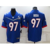 San Francisco 49ers #97 Nick Bosa Blue 2022 NFC Pro Bowl Limited Jersey