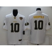 San Francisco 49ers 10 Jimmy Garoppolo White Gold 75th Anniversary Vapor Limited Jersey