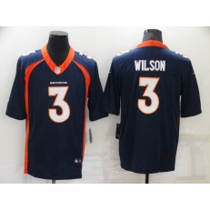 Denver Broncos 3 Russell Wilson Navy Vapor Untouchable Limited Jersey